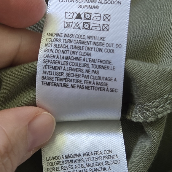 Lucky Brand Men's Medium Olive Green Henley Shirt - Picture 12 of 12